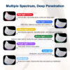 Wireless 7 Colors LED Face Beauty Machine Photon Facial Neck Skin Tighten Rejuvenation Facial Neck Mask