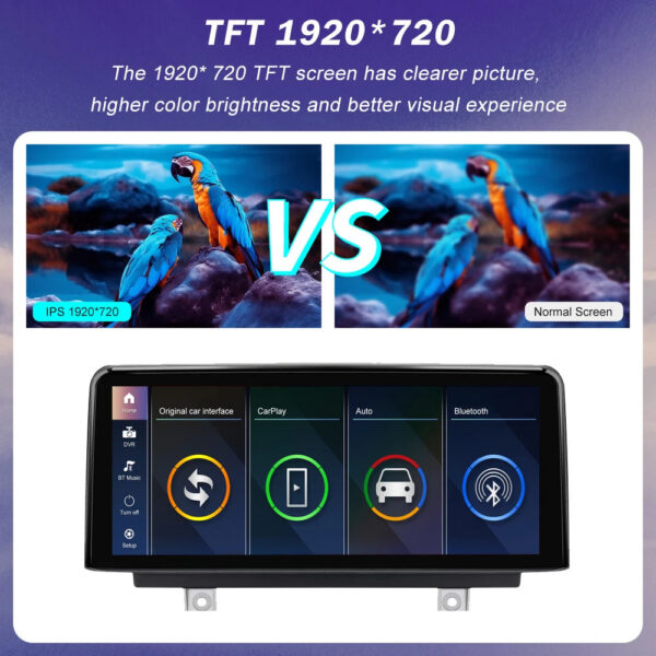 fd5e16b9baa4f5f6 1920*720 Multimedia Touch Screen For BMW 1/2/3/4 Series F20/F21/F22/F30/F31/F33/F34/F36 Android Auto NBT System Wireless Carplay
