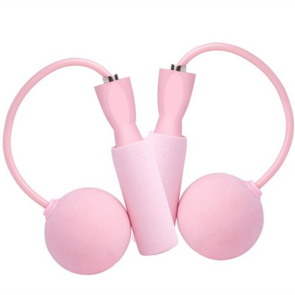 Cordless Jump With Heavy Balls Sports Fiess Training Bodybuilding Exercise Rapid Speed Skipping Rope Home Gym Equipment