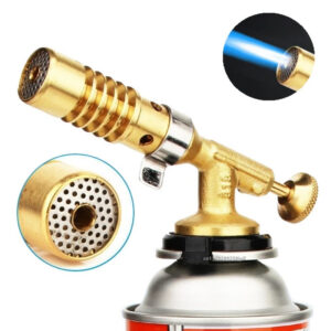 fd697de432f6ab16 Gas Burner Welding Torch Portable Blowtorch Copper High Temperature Brass Gas Torch Brazing Solder Welding Plumb Tools