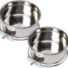 fd6cb9ff95b7db48 Bird Bowl Parrot Feeder Bird Feeder for Cage - 2 PCS