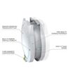 fd6f9e8d5a028700 Door with 4 Way Locking for Interior & Exterior Doors Wall/Hidden Cat Litter Box Pet Lockable Safe Flap