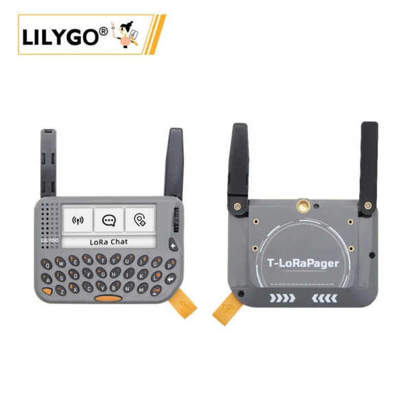 fd7e33cfb983519e LILYGO® T-LoRa Pager ESP32-S3 Handheld IoT Device, 2.33" Display, QWERTY Keyboard, GPS NFC/RFID, SX1262 LoRa Versions, Al Sensor