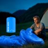 Sleeping Bag for Adults – Lightweight & Warm Waterproof 3-Season Sleeping Bag for Camping, Hiking, Outdoor & Indoor Use, Compact & Comfortable with Compression Bag