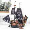 fd909373b69cac9c Pirate Ship Building Blocks Sailboat Model Bricks City Traffic Series Creative Desktop Decoraiton Toys For Children Adult Gifts