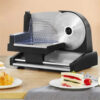 2025 Electric Food Slicer Meat Food Household Desktop Meat Slicer Lamb and Beef Slicers 0-22mm Bread Ham Meat Cutting Machine