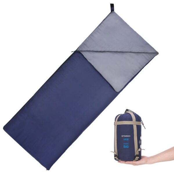 fdc40d75d19576fb TOMSHOO Ultralight Adults Outdoor Envelope Sleeping Bag for Warm Weather Camping Backpacking Hiking