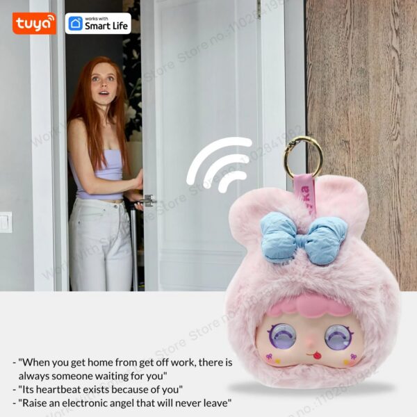 fdd745869f0c5b92 Tuya Smart AI Plush Robot w/LED Eyes & Voice Control,Interactive Smart Toy USB Rechargeable Companion for Kids Gifts/Smart Home