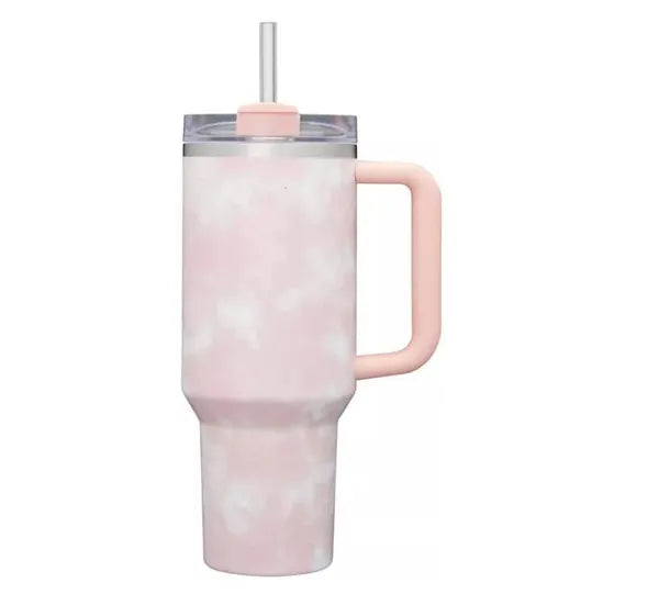fddbd0c20060bb2e New Chocolate Gold US STOCK Cosmo Pink Quencher H2.0 Co-Branded 40oz Mugs With Handle Insulated Tumblers Lid Straw Stainless Steel Coffee Valentines Day Cup