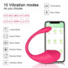 fdf5d81767fd109e Wearable Vibration Love Egg Vibrator Vaginal G Spot Vibrating Stimulator Wireless Bluetooth APP Control Sex Toys for Adult Women