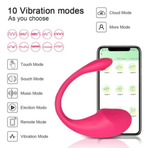 fdf5d81767fd109e Wearable Vibration Love Egg Vibrator Vaginal G Spot Vibrating Stimulator Wireless Bluetooth APP Control Sex Toys for Adult Women
