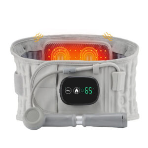 Inflatable Belt Red Light Heating Vibration Massage Airbag Support Back Relief Waist Support Belt Abdomen Pain Relief Tools