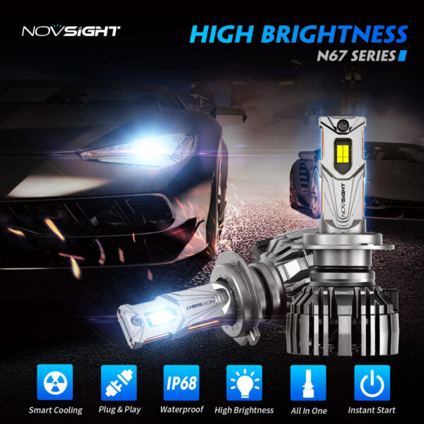 fdfcc14eacb447b9 NOVSIGHT H7 Led 140W 30000LM H4 LED Canbus Lamp H11 H8 H9 9005 HB3 9006 HB4 H13 9007 9004 Super Bright 6500K Car Headlight Bulbs