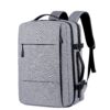 fdffc31c0c6f0a6c Classic Travel Men Business School Expandable USB Bag Large Capacity Laptop Waterproof Fashion Backpack