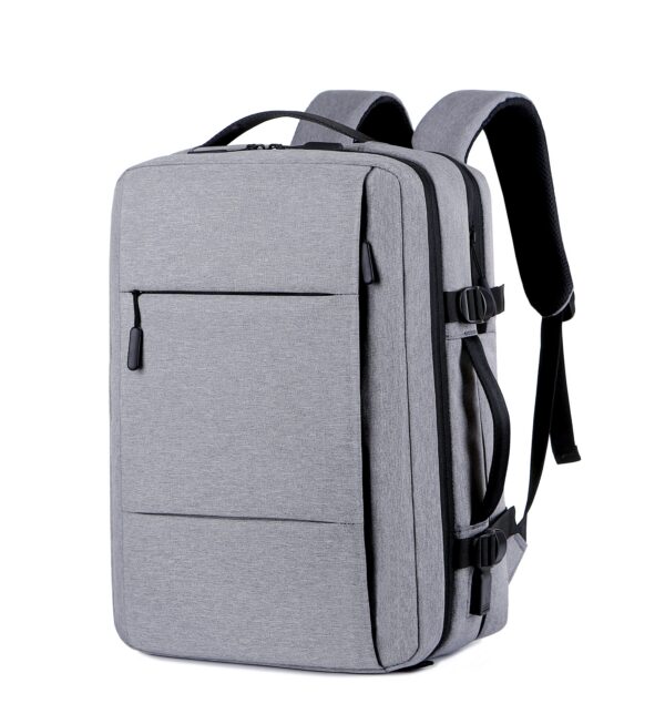 fdffc31c0c6f0a6c Classic Travel Men Business School Expandable USB Bag Large Capacity Laptop Waterproof Fashion Backpack