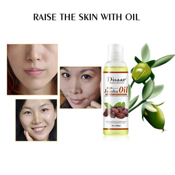 fe08454daf18ca6c Natural Organic Jojoba Oil Anti Aging Firming Skin Face Oil Moisturizing Relaxing Massage Oil Hair Repair Skin Care Body Oil
