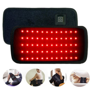 fe2ccf176107b2a8 LED Therapy Belt Pain Relief 660nm 850nm Red Infrared Light Pad for Waist,Back,Abdomen,Knees,Wrists Joints Muscle