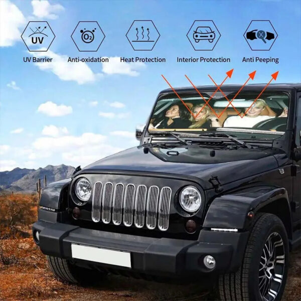 fe30d280ce15a92c Fashion Printed Car Sunshade Windscreen Visor Windscreen Heat Reflector Protect Car Interior