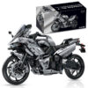 fe365d4b23d40f38 New 1:5 Building Blocks Motorbike Road Racing Vehicle MOC Bricks Toys Christmas Gifts for Kids Boys Children Adult 2156pcs