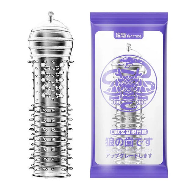 fe405dc9546c7305 Spike Penis Sleeve Reusable Condoms Sex Toys for Men Delay Ejaculation Penis Sleeve Contraception Cock Ring Extender 남성전용기구