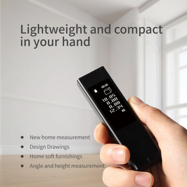 DUKA ATuMan LS5 Laser Rangefinder Distance Meter Touch Screen 40M Electric Digital Ruler Tape Measurement Tools Range Finder