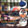 Camping Gas Stove Portable Single Burner 2800W Mini Pocket One-Piece Gas Burner Backpacking Cooking Folding Stove Camping Cookware for Picnic Camping Trekking Fishing Outdoor Activities