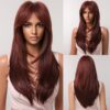 fe68d09b04a71bbe Short Straight Blonde Hair For Black Women Shoulder Length Layered Natural Hairline Synthetic Heat Resistant Wig