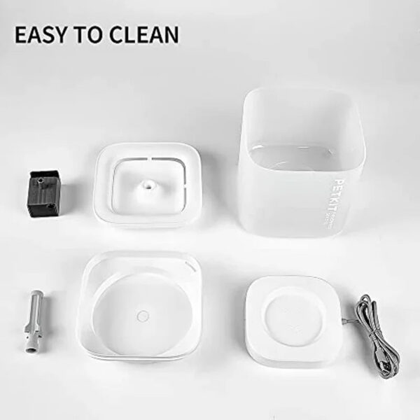 PETKIT 63oz/1.85L Pet Fountain for Cats and Small Dogs Super Quiet Hygienic Auto Power-Off Cat Water Dispenser