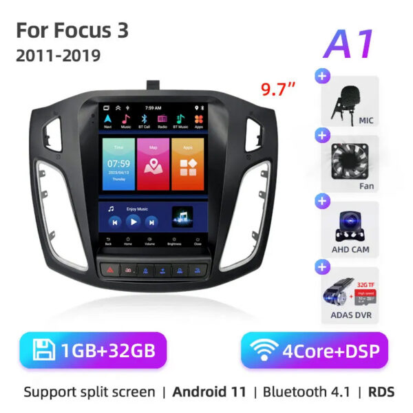 fe83fef2e891d225 8Core 2 Din Android 12 Car Radio for Ford Focus 3 Mk 3 2011 2012 - 2019 Multimedia Video Player 2Din Carplay Auto Stereo DVD