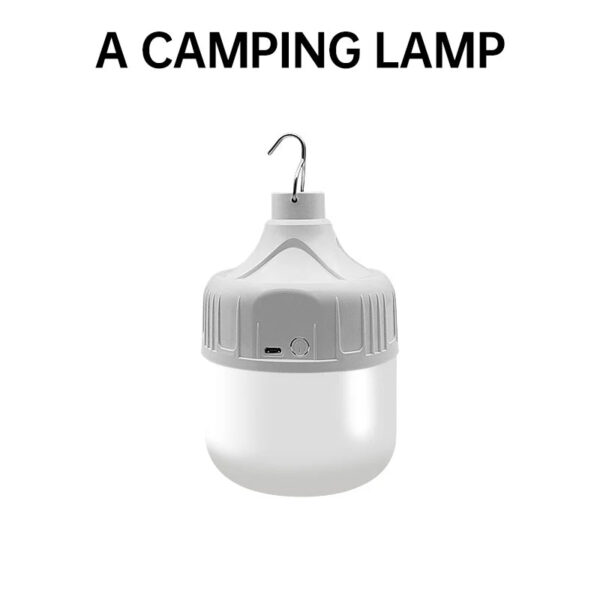 fe887c3109d6dbaa USB Rechargeable Portable Camping Light Bulb, Waterproof Tent Hanging Light, Outdoor Hiking Picnic Fishing Light