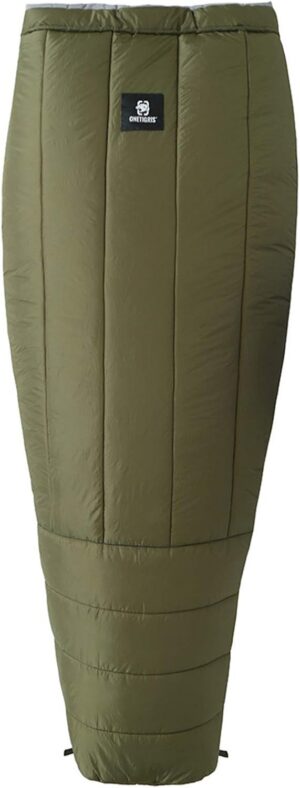 OneTigris FEATHERLITE Ultralight Sleeping Quilt, 1000g, Black Orca Series