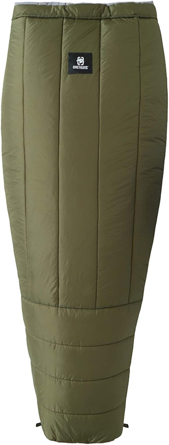 OneTigris FEATHERLITE Ultralight Sleeping Quilt, 1000g, Black Orca Series