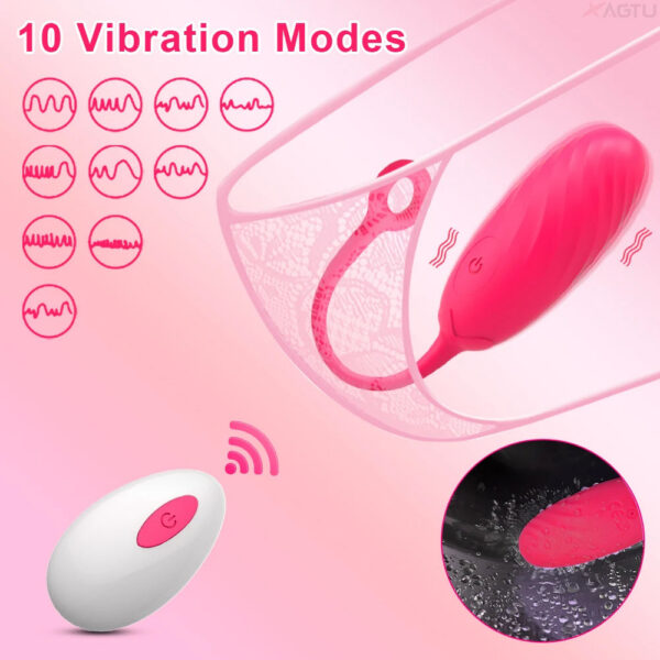 feac21da145deb38 Vibrating Egg for Women G-Spot Clit Stimulator Wireless Remote Control Panties Vibrator Female Masturbator Sex Toy for Couples