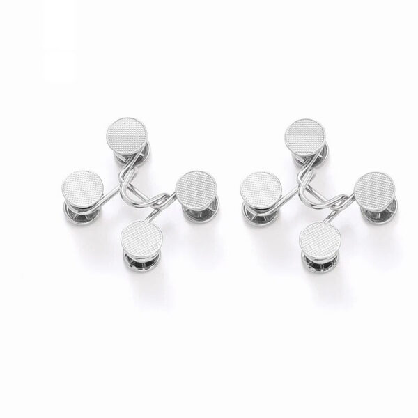 febffc8b4f941a20 2pcs Skirt Pants Tighten Brooches Jeans Adjustable Waist Clip Button Pearl Women's Brooch Set DIY Clothing Accessories