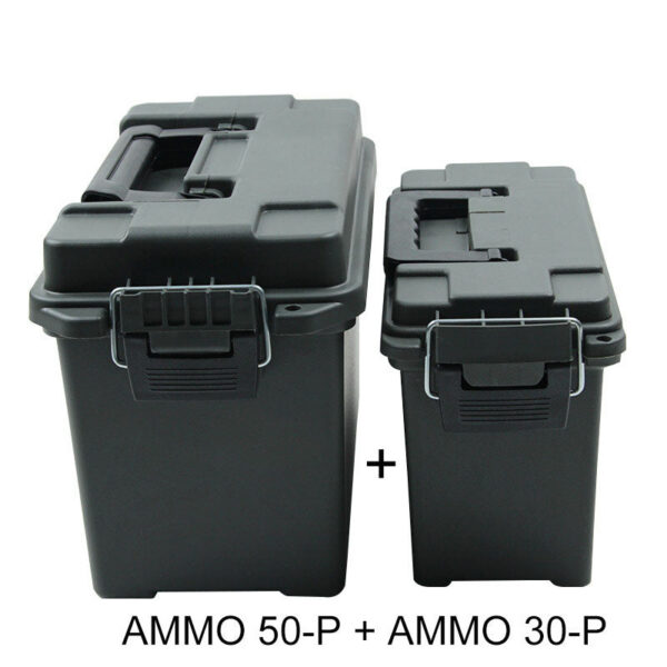 fed07814d019e476 Plastic Weapons Safe Can Lightweight High Strength Ammo Accessory Crate Storage Case Bullet Safety Box