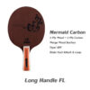 fed0e61ede7c4d1e KOKUTAKU MERMAID Table Tennis Blade Racket PURE BLACK CARBON WOOD Allround Offensive Ping Pong Bat Paddle