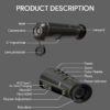 Digital 260*200 HD Outdoor Hunting Imaging Monocular Optical Sighting Thermal Sensing Night Vision Scope 4x Zoom