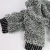 fedbe5e449c28764 Fuzzy Dog Pajamas, Winter Dog Clothes for Small Dogs Girl, Pet Onesie with Feet, Cat Outfit, Heather Grey, XS