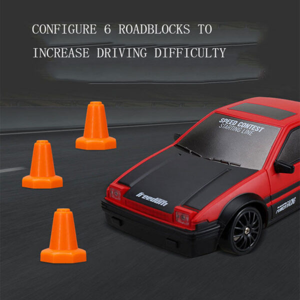 2.4G High speed Drift Rc 4WD Remote Control AE86 Model GTR Vehicle Car RC Racing Cars Toy for Children Christmas Gifts