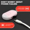 fef65239d05bb137 Personal SOS 130dB With LED Light Rechargeable Self Defense Woman Safety Alarm Key Chain Emergency Anti-Attack
