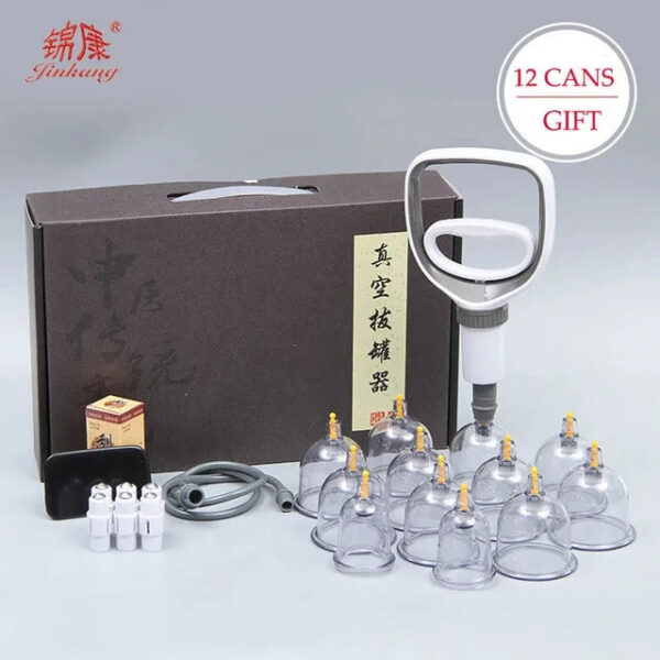 fefe16a9081be581 Cupping Therapy Set Vacuum Cupping Set Suction Cups Massage Chinese Medicine Anti Cellulite Physiotherapy Jars For Body Massager