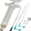 ff01f9e4ae91089a LILYS PET Young Birds Feeding Syringe,Plastic and Perspex Material,Used for Feeding Milk for Young Birds or Feeding Medicine for Sick Birds (20ml and 2+2.5+3mm Hose) …