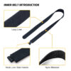ff17e3bc78e50127 IDOGEAR Tactical Belt 2 Inch MOLLE Belt Quick Release Metal Buckle Gear 3429