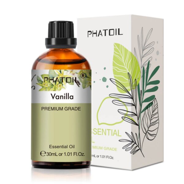 ff271467e3b31184 PHATOIL 30ml Lavender Peppermint Vanilla Tea tree Essential Oils for Aromatherapy Candle Making Natural Eucalyptus Aroma Oils