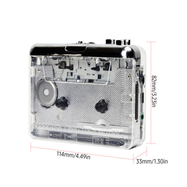 Music Player USB Converter Walkman MP3 Laptop PC for Vista Battery Cassette Tape to CD Headphone Travel