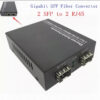 ff3c155a96345e3c Gigabit SFP Media converter SFP to 1/2/4/8 RJ45, 100/1000M fast Ethernet transceiver module, IP camera Fibre Channel switch