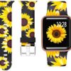 Laffav Compatible with Apple Watch Band 41mm 40mm 38mm iWatch Series 9 & Ultra 2 & SE & Ultra & Series 8/7/6/5/4/3/2/1 for Women Men, Colorful Jellyfish, M/L