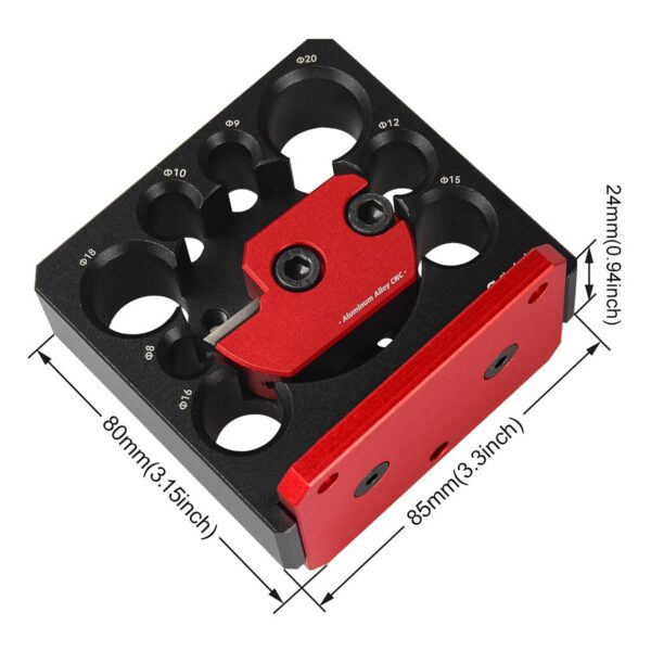 Adjustable Maker Metric 8mm-20mm with Carbide Blade Electric Drill Milling Dowel Round Rod Auxiliary Woodworking Tool