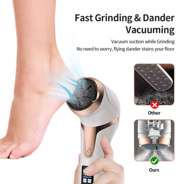 ff45f014ef0c4fb7 Electric Pedicure Professional Foot File Heels Remove Dead Skin Callus Remover Feet Clean Care hine Sandpaper