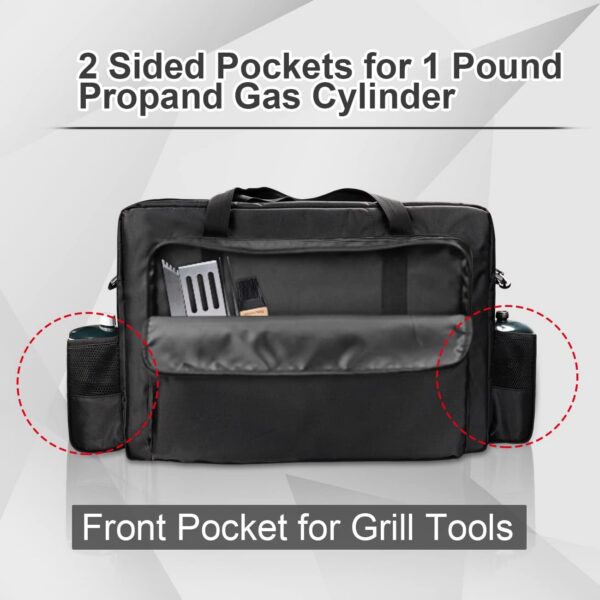 ff527589d71e3ad5 i frmmy Premium Camp Stove Carry Case with 0.4 inch Thicken Pearl Foam, Excellent Protection for Coleman 2-Burner Gas Stove